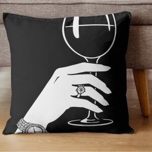 Time To Slay Glam Pillow | Double-Sided Chic Art Decor
